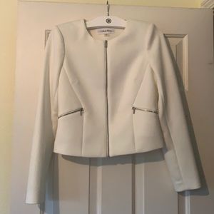 White Blazer Calvin Klein - Size 4P